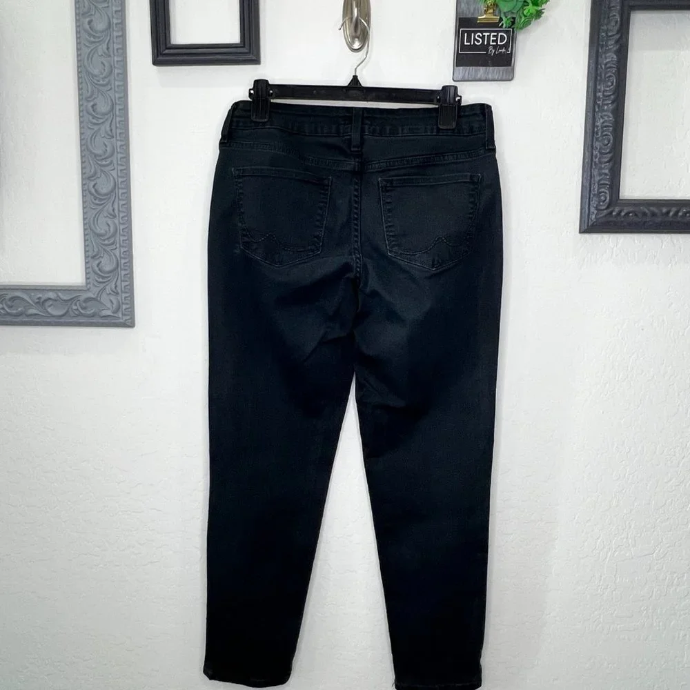 NYDJ Black Ankle Pant - Lift Tuck Technology - Size 6 - Picture 2 of 2